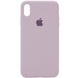 Чехол Silicone Case Full Protective (AA) для Apple iPhone X (5.8") / XS (5.8") Серый / Lavender