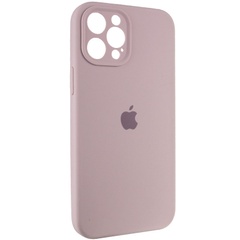 Чохол Silicone Case Full Camera Protective (AA) для Apple iPhone 12 Pro (6.1"), Сірий / Lavender