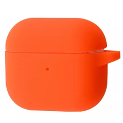 Силіконовий футляр New з карабіном для навушників AirPods 3, Помаранчевий / Orange