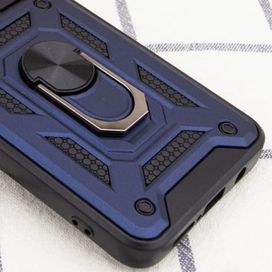Ударопрочный чехол Camshield Serge Ring для Xiaomi Redmi Note 9s / Note 9 Pro / 9 Pro Max Синий