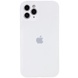 Чохол Silicone Case Full Camera Protective (AA) для Apple iPhone 12 Pro (6.1"), Білий / White