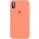 Чохол Silicone Case Full Protective (AA) для Apple iPhone X (5.8 ") / XS (5.8"), Рожевий / Flamingo