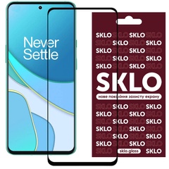 Захисне скло SKLO 3D (full glue) для OnePlus Nord CE 3 Lite, Чорний