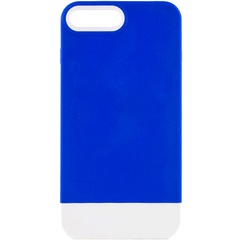 Чехол TPU+PC Bichromatic для Apple iPhone 7 plus / 8 plus (5.5") Navy Blue / White