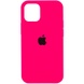 Чехол Silicone Case Full Protective (AA) для Apple iPhone 12 Pro Max (6.7") Розовый / Barbie pink