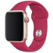 Силіконовий ремінець для Apple watch 42mm/44mm/45mm/49mm, Малиновый / Pomegranate