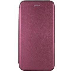 Кожаный чехол (книжка) Classy для Samsung Galaxy A05s Бордовый
