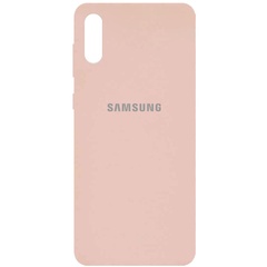 Чохол Silicone Cover Full Protective (AA) для Samsung Galaxy A02, Рожевий / Pudra