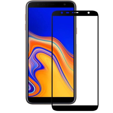 Защитное цветное стекло Mocoson 5D (full glue) для Samsung Galaxy J6+ (2018) (J610F)