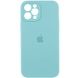 Чохол Silicone Case Full Camera Protective (AA) для Apple iPhone 12 Pro (6.1"), Бирюзовый / Marine Green