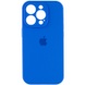Чехол Silicone Case Full Camera Protective (AA) для Apple iPhone 15 Pro Max (6.7") Синий / Capri Blue
