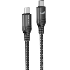 Дата кабель Borofone BX56 60W Type-C to Type-C (1.5m), Black