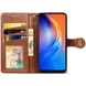 Кожаный чехол книжка GETMAN Gallant (PU) для Samsung Galaxy A25 5G Коричневый