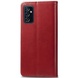 Кожаный чехол книжка GETMAN Gallant (PU) для Samsung Galaxy A05s Красный