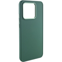 TPU чехол Bonbon Metal Style для Xiaomi Redmi Note 13 4G Зеленый / Pine green