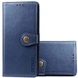 Кожаный чехол книжка GETMAN Gallant (PU) для Samsung Galaxy A05s Синий