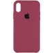 Чохол Silicone Case (AA) для Apple iPhone X (5.8 ") / XS (5.8"), Красный / Rose Red