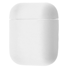 Силіконовий футляр для навушників Airpods Ultra Slim, Білий