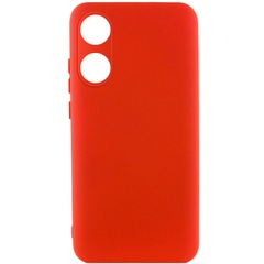 Чехол Silicone Cover Lakshmi Full Camera (AAA) для Oppo A78 4G Красный / Red