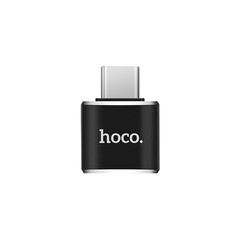Перехідник Hoco UA5 Type-C to USB, Чорний