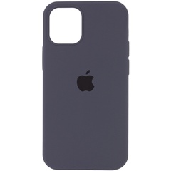 Чохол Silicone Case Full Protective (AA) для Apple iPhone 13 (6.1 "), Серый / Dark Grey
