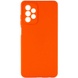 Силиконовый чехол Candy Full Camera для Samsung Galaxy A32 5G Оранжевый / Orange