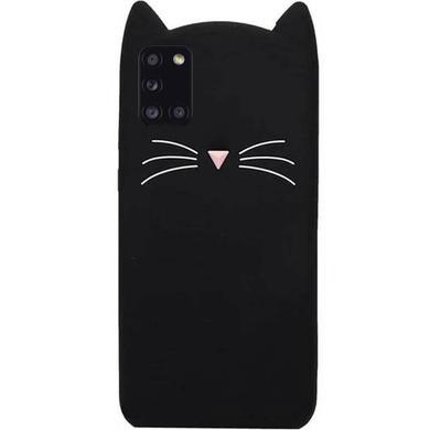 Силиконовая накладка 3D Cat для Samsung Galaxy A31