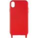 Чохол TPU two straps California для Apple iPhone XR (6.1"), Червоний