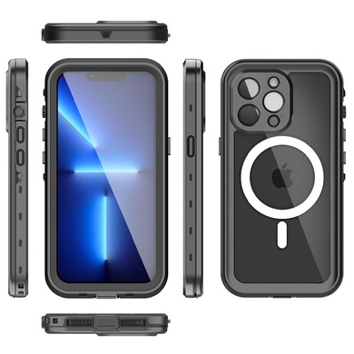 Водонепроницаемый чехол Shellbox with Magnetic Safe для Apple iPhone 15 Pro Max (6.7") Черный