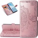 Кожаный чехол (книжка) Art Case с визитницей для Xiaomi Redmi Note 8 Pro Розовый