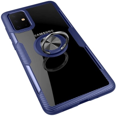 TPU+PC чехол Deen CrystalRing for Magnet (opp) для Samsung Galaxy A51