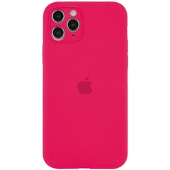 Чохол Silicone Case Full Camera Protective (AA) для Apple iPhone 11 Pro (5.8"), Красный / Rose Red
