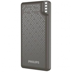 Портативное зарядное устройство Powerbank Philips Display 10000mAh 12W (DLP2010N/62), Сірий