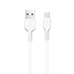 Дата кабель Hoco X20 Flash Micro USB Cable (1m), Білий