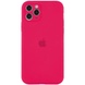 Чехол Silicone Case Full Camera Protective (AA) для Apple iPhone 11 Pro (5.8") Красный / Rose Red