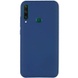 Чохол Silicone Cover Full without Logo (A) для Huawei Y6p, Синій / Navy Blue