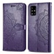 Шкіряний чохол (книжка) Art Case з візитницею для Samsung Galaxy A51, Фіолетовий