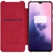 Кожаный чехол (книжка) Nillkin Qin Series для OnePlus 7