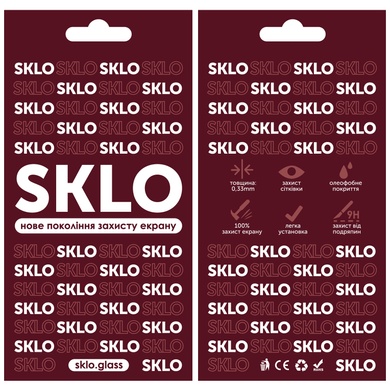 Захисне скло SKLO 3D (full glue) для Xiaomi Redmi Note 9 / Redmi 10X / Note 9T / Note 9 5G