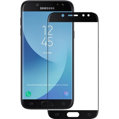 Захисне скло 2.5D CP+ (full glue) для Samsung J730 Galaxy J7 (2017)