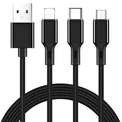 Дата кабель Joyroom S-L422 3в1 USB to Combo (1.2m)