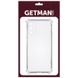 TPU чохол GETMAN Ease logo посилені кути для Samsung Galaxy S20, Безбарвний (прозорий)