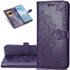 Кожаный чехол (книжка) Art Case с визитницей для Xiaomi Redmi Note 8 Pro Фиолетовый