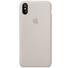 Чехол Silicone Case Full Protective (AA) для Apple iPhone XS Max (6.5") Серый / Stone