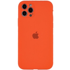 Чехол Silicone Case Full Camera Protective (AA) для Apple iPhone 13 Pro (6.1") Оранжевый / Kumquat