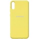 Чохол Silicone Cover Full Protective (AA) для Samsung Galaxy A02, Жовтий / Yellow