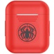 Силиконовый футляр Marvel series для наушников AirPods Spider man / Красный