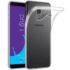 TPU чохол Epic Transparent 1,5mm для Samsung J600F Galaxy J6 (2018), Безбарвний (прозорий)