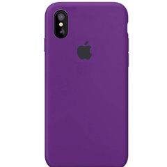 Чехол Silicone Case Full Protective (AA) для Apple iPhone X (5.8") / XS (5.8") Зеленый / Light cactus