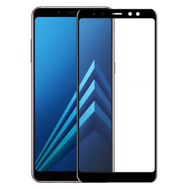 Захисне скло 2.5D CP + (full glue) для Samsung Galaxy A6 (2018)